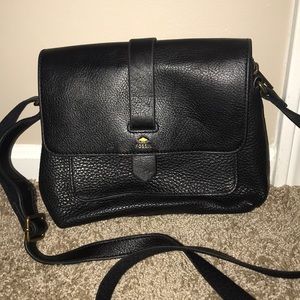 Fossil Leather Crossbody Bag, never used